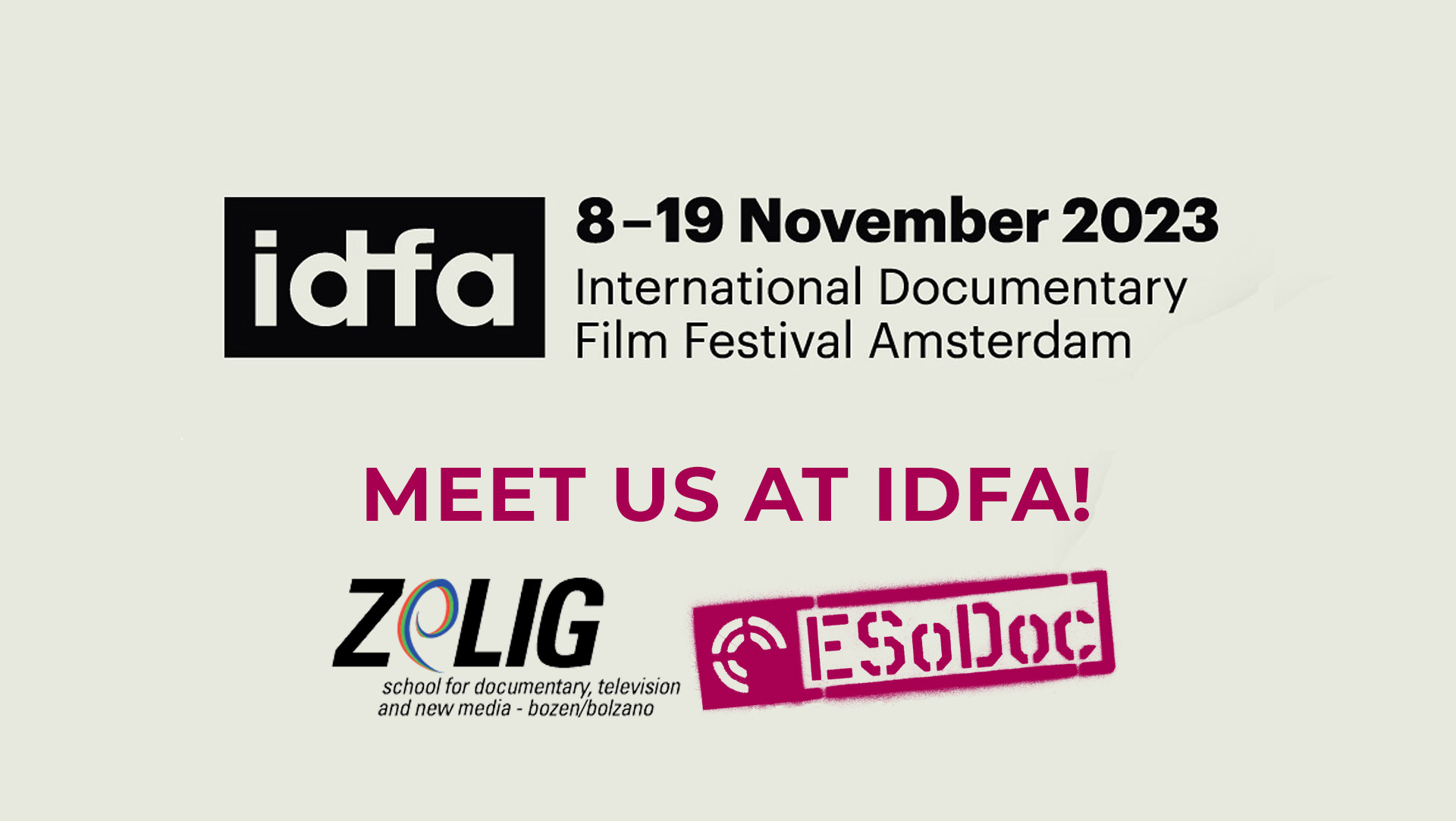 IDFA 2023 meet us